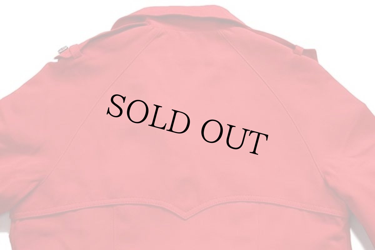 画像5: 80s 英国製 Burberrysバーバリー PRORSUM トレンチコート 赤 (5)