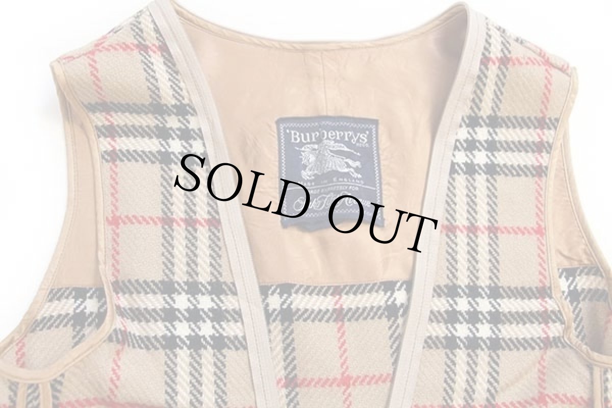 画像6: 70s 英国製 Burberrysバーバリー PRORSUM ノバチェック タータンチェック ウールライナー 10★コート (6)