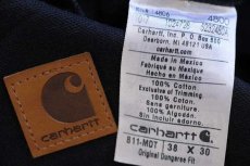 画像6: 未使用★メキシコ製 carharttカーハート ダック地 ペインターパンツ ミッドナイト w38 L30 (6)