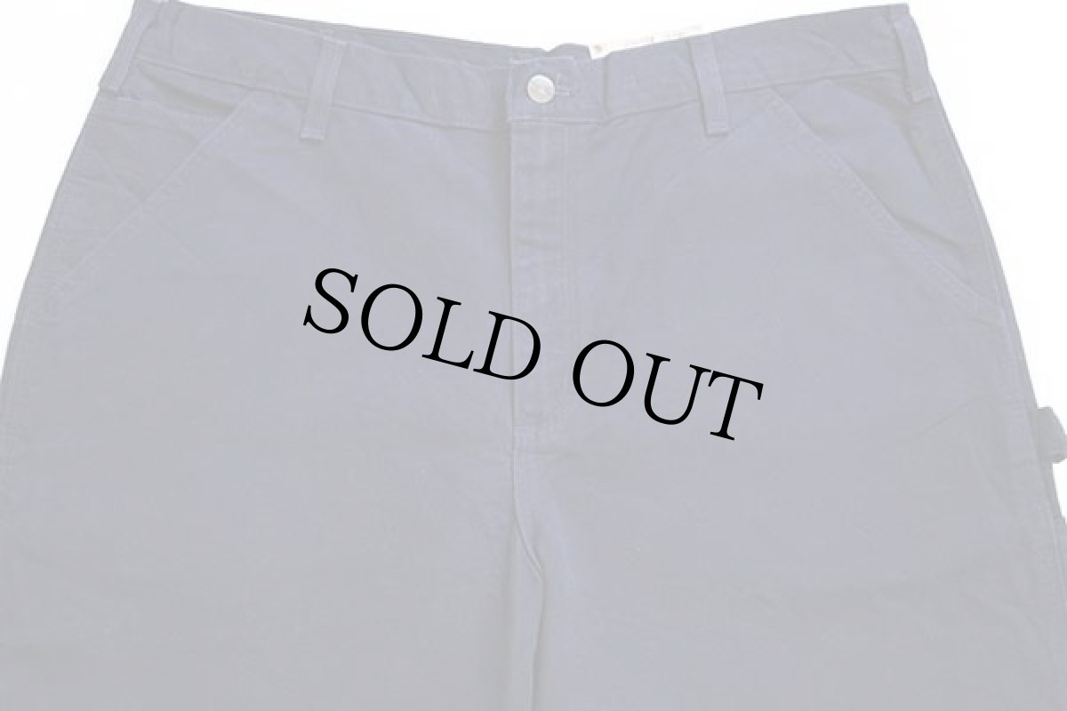 画像4: 未使用★メキシコ製 carharttカーハート ダック地 ペインターパンツ ミッドナイト w38 L30 (4)