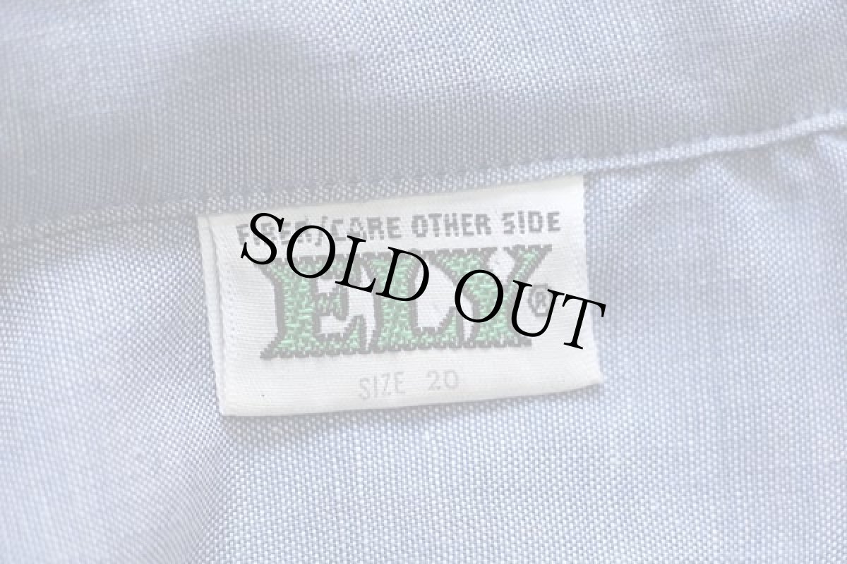 画像5: 70s ELY mushroom HAVE A HAPPY DAY スマイル フェルトパッチ&刺繍 シャンブレーシャツ 20 (5)