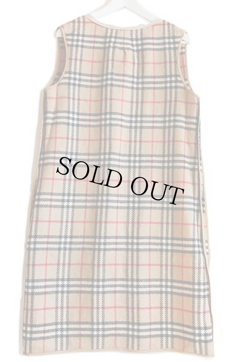 画像3: 70s 英国製 Burberrysバーバリー PRORSUM ノバチェック タータンチェック ウールライナー 10★コート (3)