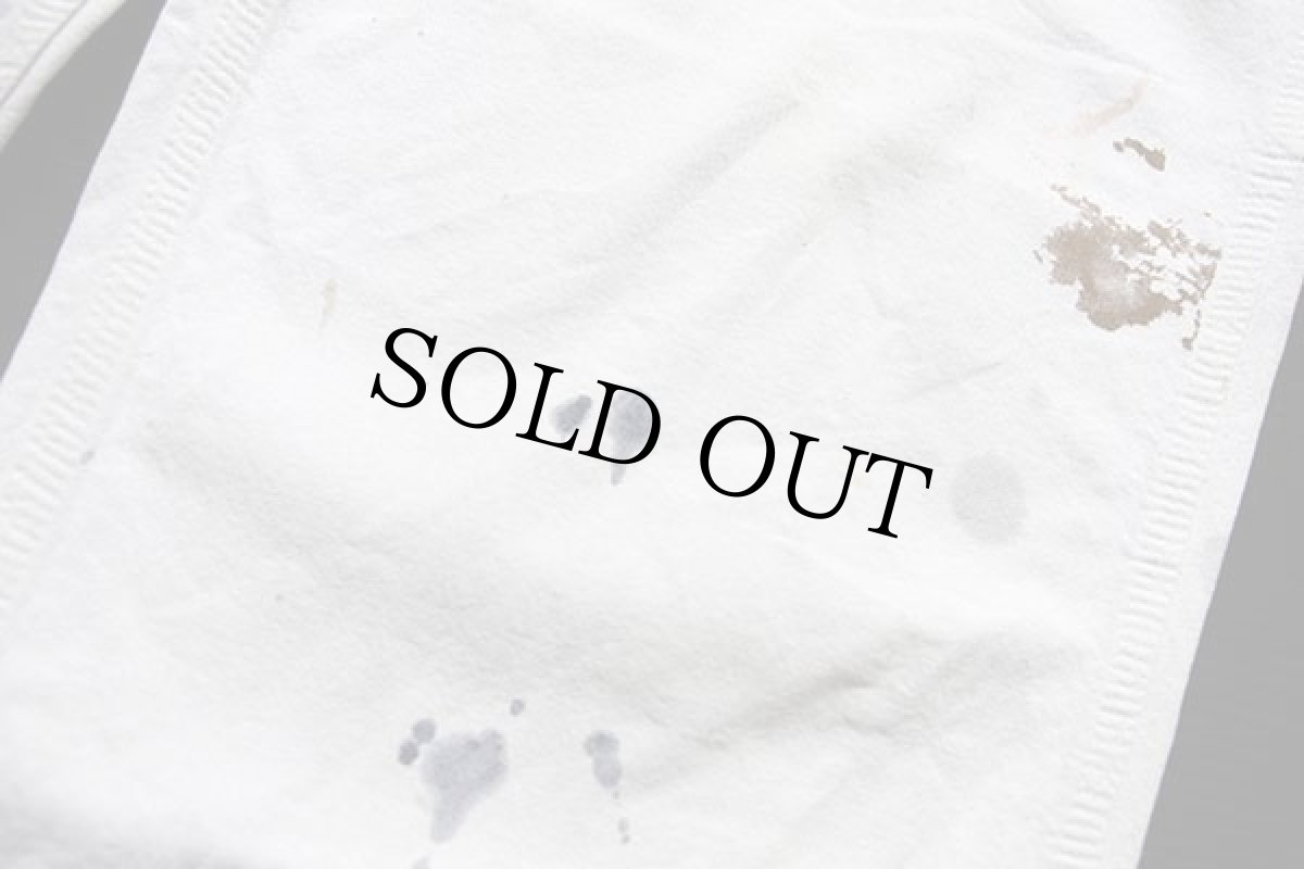 画像7: 00s メキシコ製 carharttカーハート コットン ペインターパンツ ペンキ飛び 生成り w34 L30 (7)