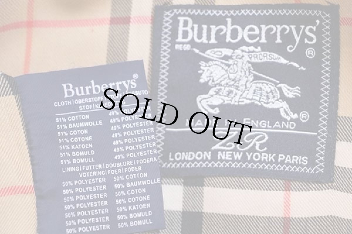 画像6: 80s 英国製 Burberrysバーバリー PRORSUM トレンチコート 赤 (6)