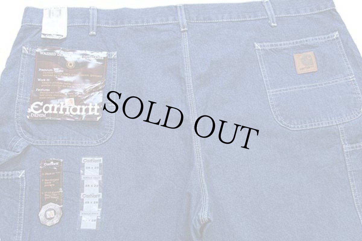画像5: デッドストック★00s メキシコ製 carharttカーハート デニム ペインターパンツ w48 L28★特大 (5)