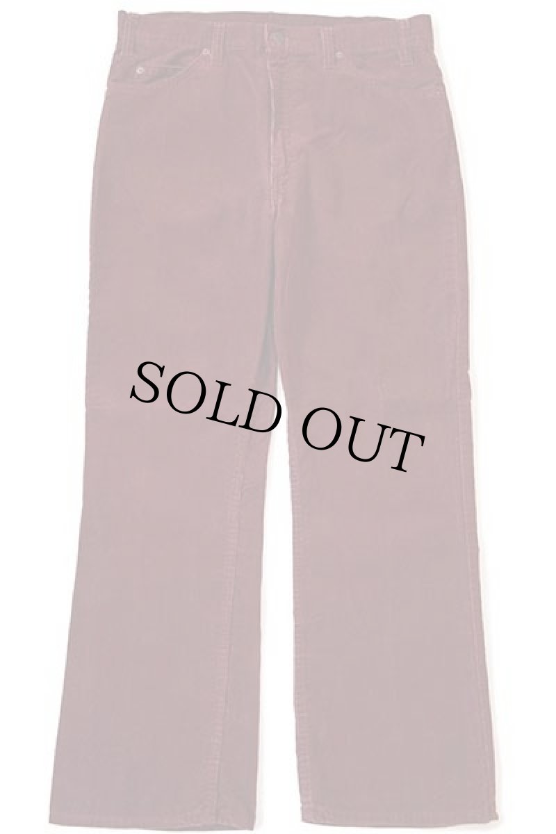 画像2: 80s USA製 Levi'sリーバイス 517 コーデュロイパンツ バーガンディ w36 L30★ブーツカット (2)