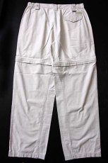 画像3: 90s Columbiaコロンビア 2WAY コットン ジップオフ コンバーチブル ブッシュパンツ ベージュ w34★ショートパンツ ショーツ (3)