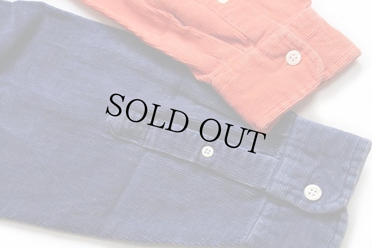 画像5: 90s J.CREW クレイジーパターン ボタンダウン コットン コーデュロイシャツ M (5)