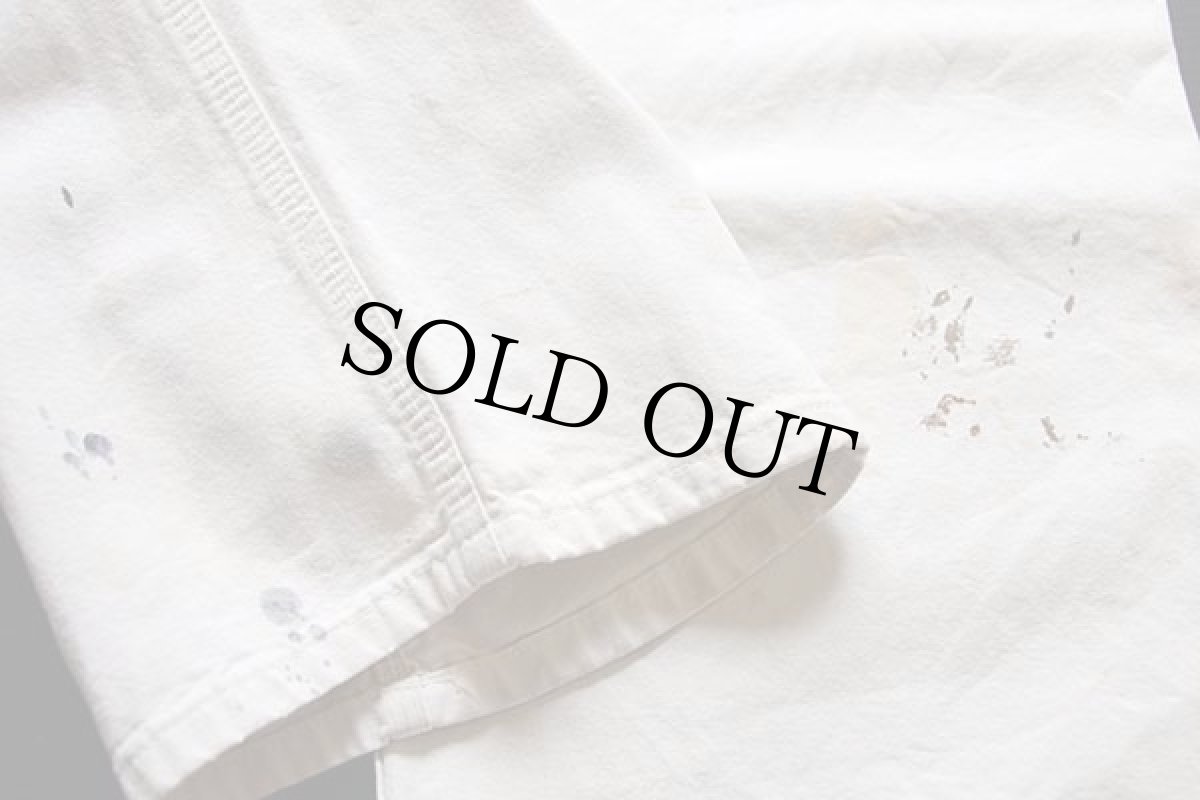 画像8: 00s メキシコ製 carharttカーハート コットン ペインターパンツ ペンキ飛び 生成り w34 L30 (8)