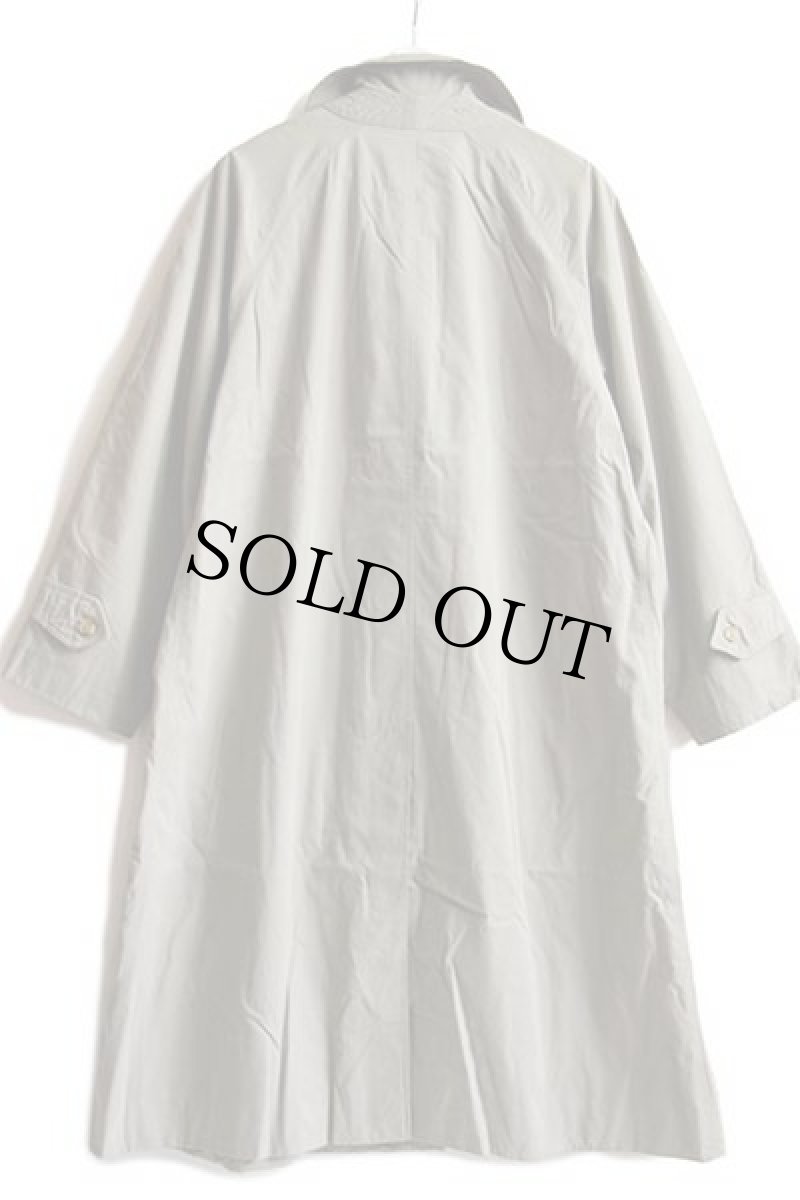 画像3: 70s 英国製 Burberrysバーバリー PRORSUM ステンカラーコート グリーングレー 14 (3)