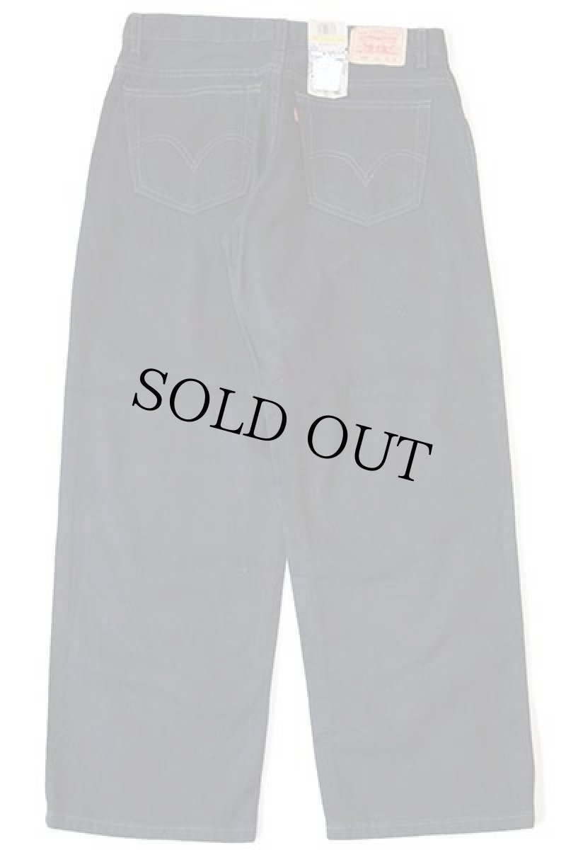 画像3: デッドストック★メキシコ製 Levi'sリーバイス 550 ブラック デニムパンツ w33 L28 HUSKY (3)