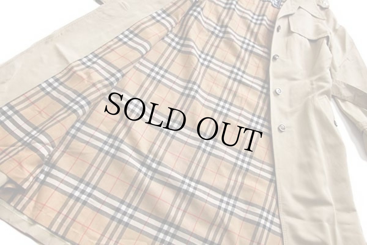 画像6: 80s 英国製 Burberrysバーバリー PRORSUM トレンチコート カーキ (6)