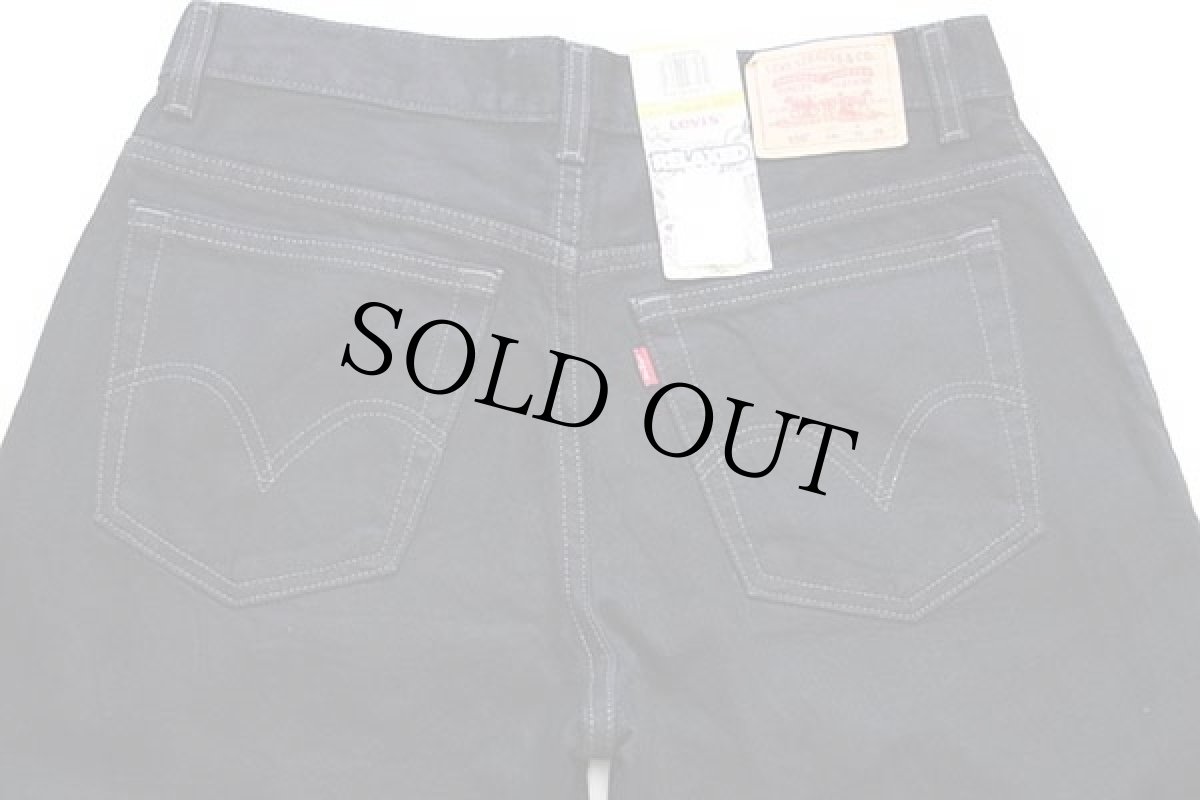 画像5: デッドストック★メキシコ製 Levi'sリーバイス 550 ブラック デニムパンツ w33 L28 HUSKY (5)