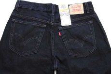 画像5: デッドストック★メキシコ製 Levi'sリーバイス 550 ブラック デニムパンツ w33 L28 HUSKY (5)