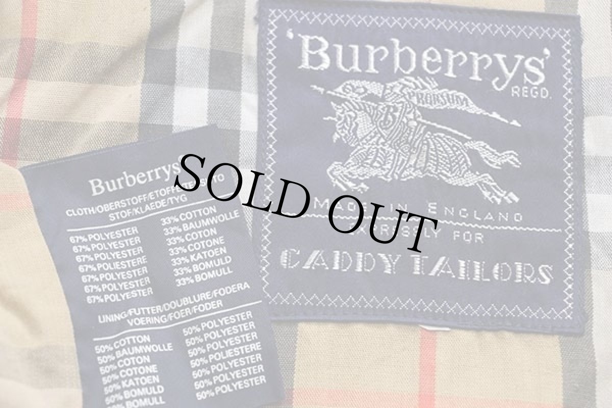 画像5: 70s 英国製 Burberrysバーバリー PRORSUM ステンカラーコート グリーングレー 14 (5)