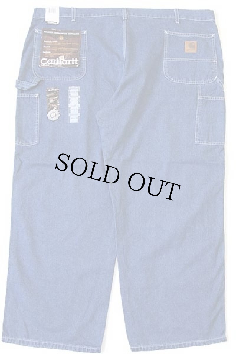 画像3: デッドストック★00s メキシコ製 carharttカーハート デニム ペインターパンツ w48 L28★特大 (3)