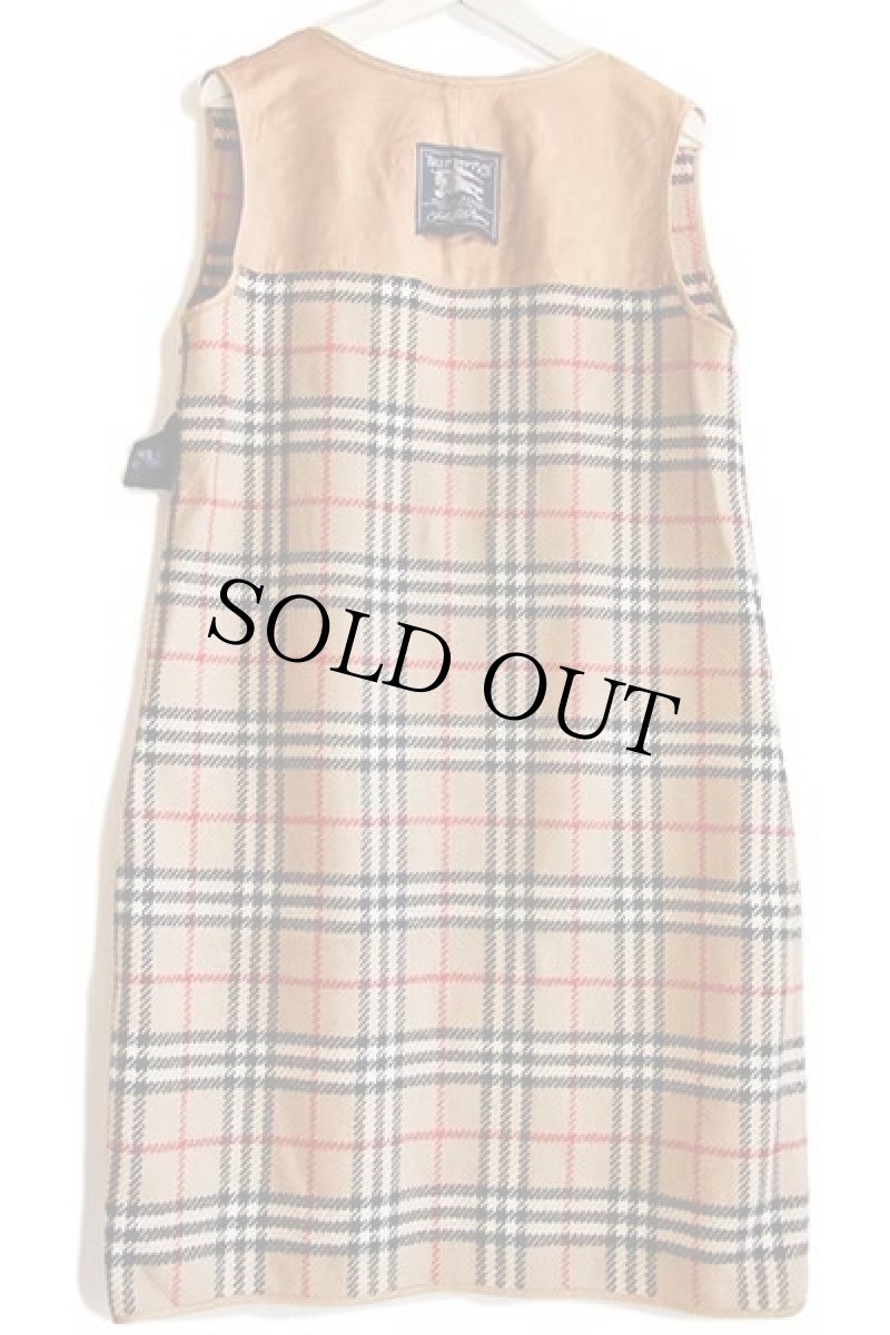 画像5: 70s 英国製 Burberrysバーバリー PRORSUM ノバチェック タータンチェック ウールライナー 10★コート (5)