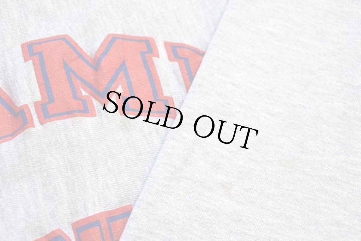 画像5: 90s USA製 Championチャンピオン CAMP LONGHORN リバースウィーブ スウェット 杢グレー XL (5)