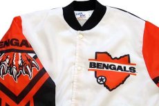 画像3: 80s USA製 Chalk Line NFL CINCINNATI BENGALS 全面プリント ナイロンスタジャン L (3)