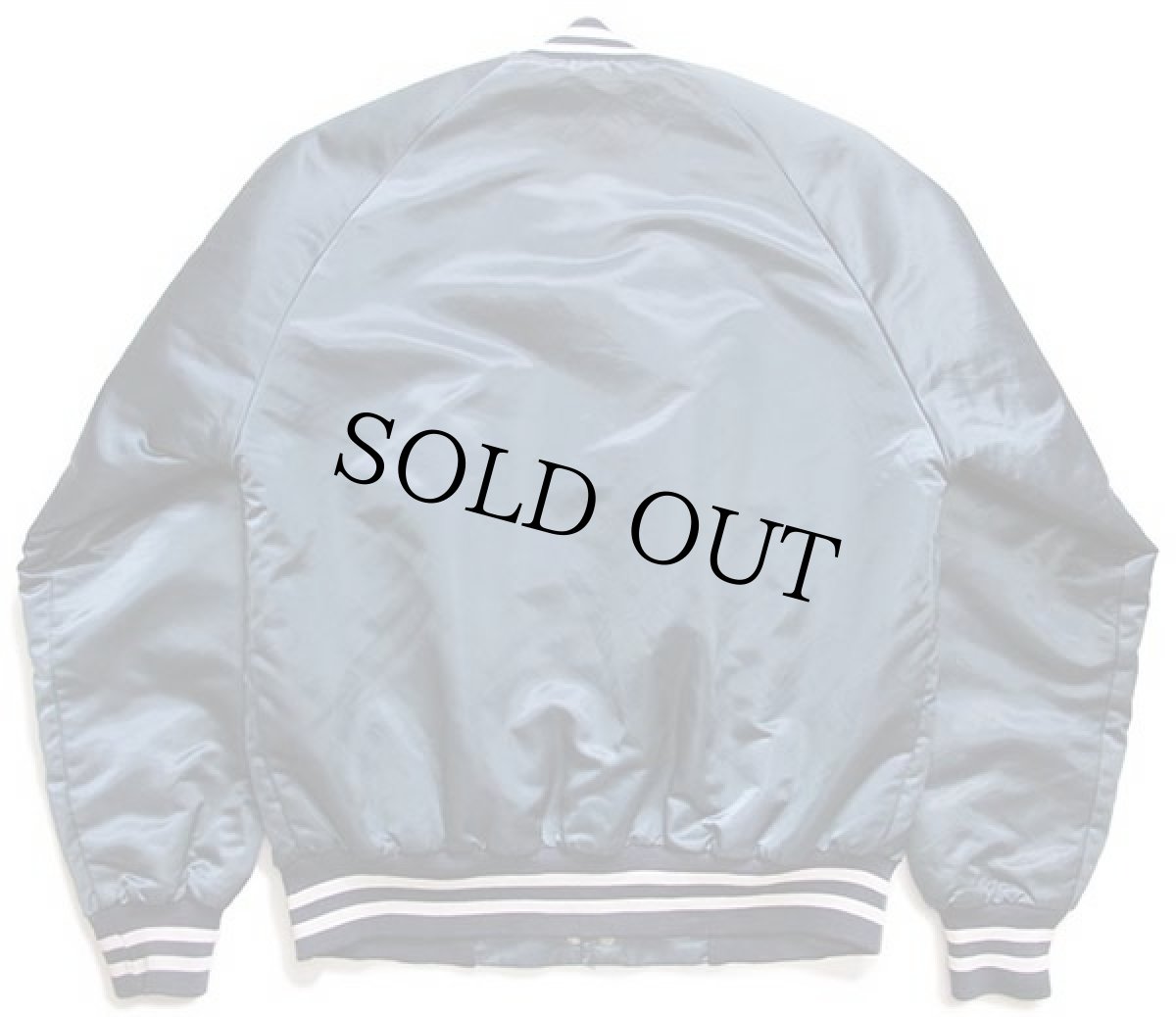 画像2: 90s USA製 Chalk Line MLB New York Yankees ニューヨーク ヤンキース キルティングライナー ナイロンスタジャン 紺 S (2)