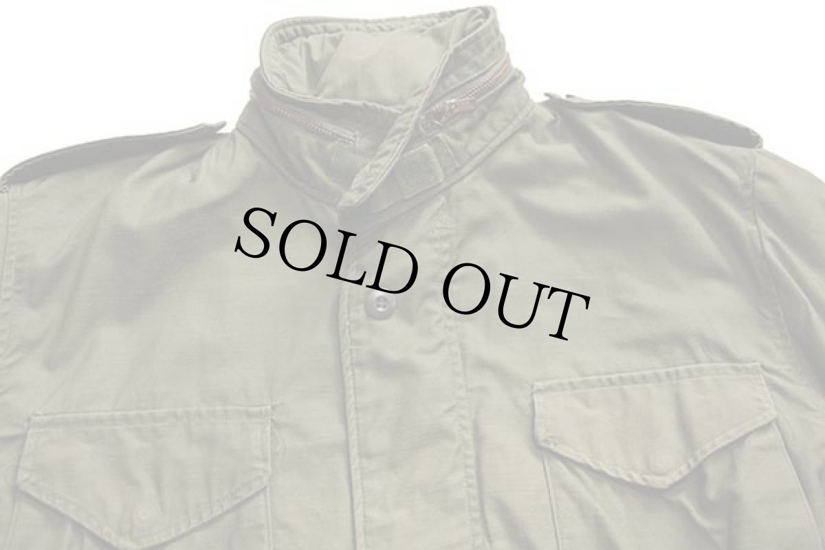 画像3: 70s 米軍 U.S.ARMY M-65 フィールドジャケット オリーブグリーン M-S (3)