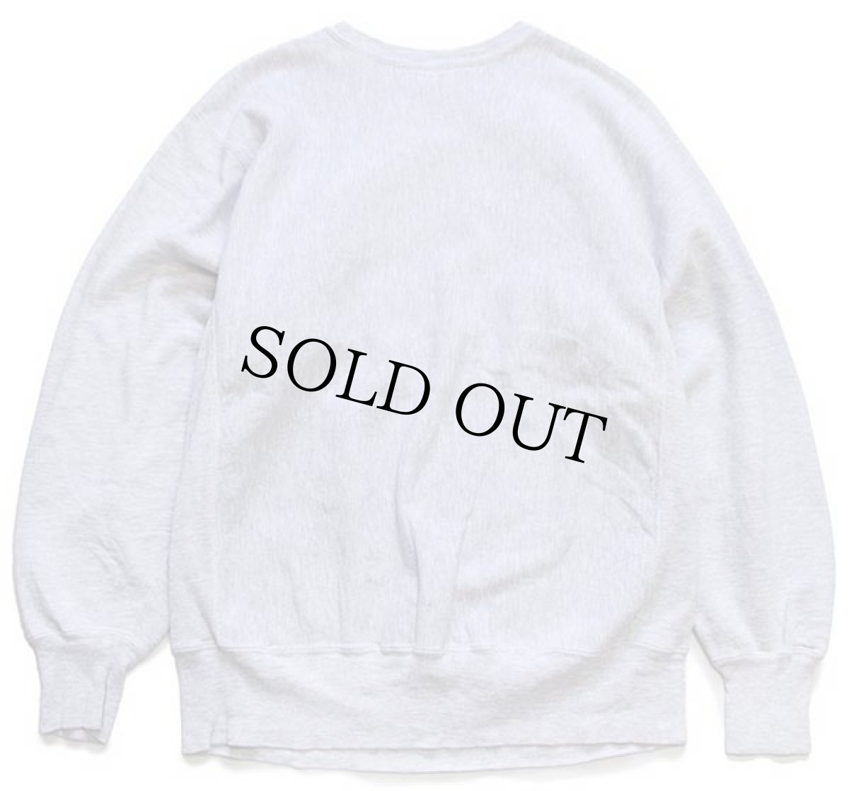 画像2: 90s USA製 Championチャンピオン CAMP LONGHORN リバースウィーブ スウェット 杢グレー XL (2)