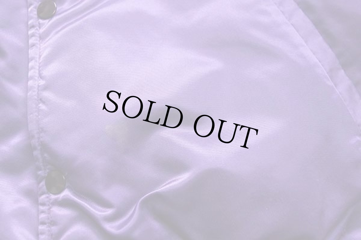 画像6: 90s USA製 STARTERスターター NFL MINNESOTA VIKINGS キルティングライナー ナイロンスタジャン 紫 M (6)