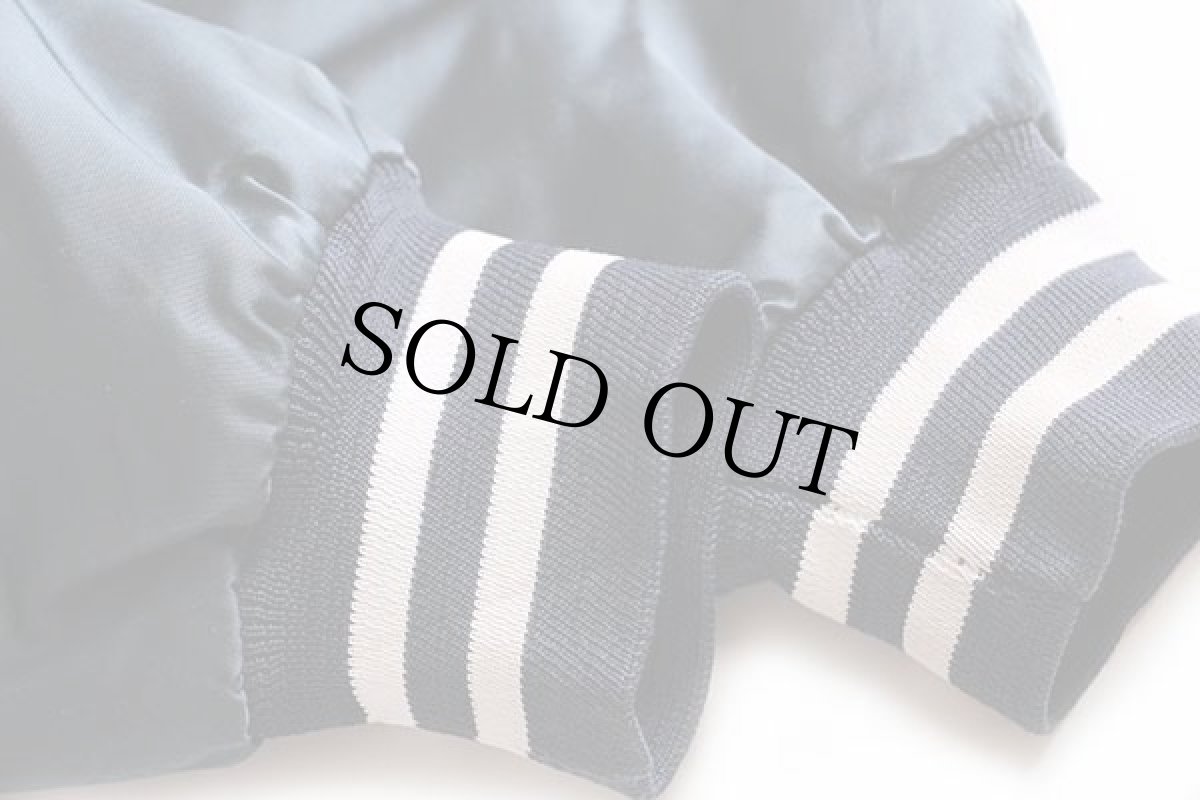 画像7: 90s USA製 Chalk Line MLB New York Yankees ニューヨーク ヤンキース キルティングライナー ナイロンスタジャン 紺 S (7)