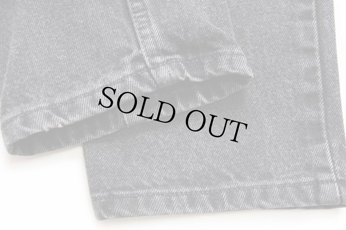 画像8: 90s USA製 Levi'sリーバイス 521 ブラック デニムパンツ 12 MED (8)