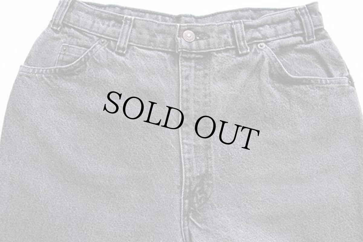 画像4: 80s カナダ製 Levi'sリーバイス 631 先染め ブラック デニムパンツ w32 (4)