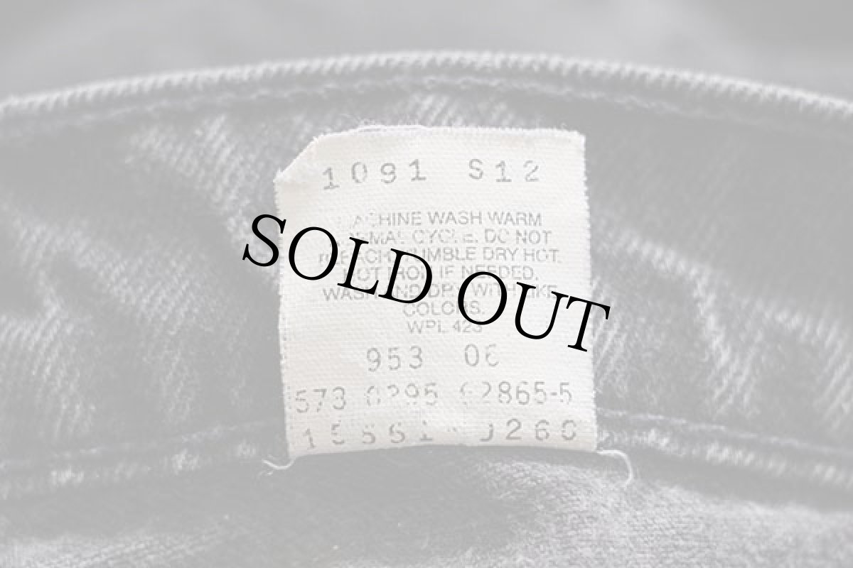 画像7: 90s USA製 Levi'sリーバイス 551 ブラック デニムパンツ 10 MED (7)