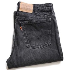 画像1: 90s カナダ製 Levi'sリーバイス 619 ブラック デニムパンツ w32 L32 (1)