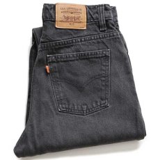 画像1: 90s カナダ製 Levi'sリーバイス 622 ブラック デニムパンツ 8 (1)