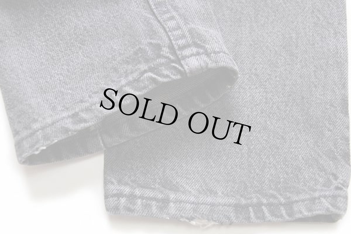 画像9: 80s カナダ製 Levi'sリーバイス 631 先染め ブラック デニムパンツ w32 (9)