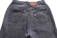 画像5: 80s カナダ製 Levi'sリーバイス 631 先染め ブラック デニムパンツ w32 (5)