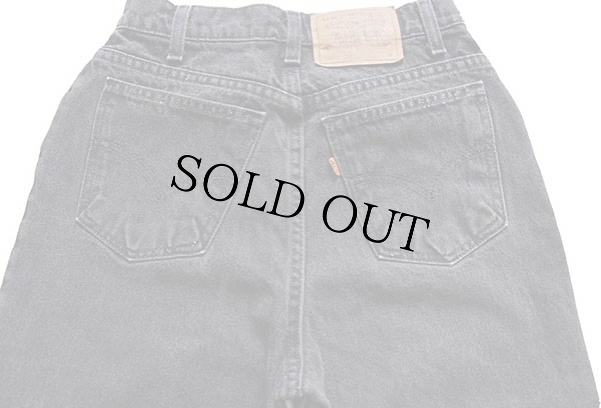 画像5: 90s USA製 Levi'sリーバイス 912 ブラック デニムパンツ 9 MED (5)