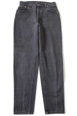 画像2: 90s USA製 Levi'sリーバイス 551 ブラック デニムパンツ 10 MED (2)