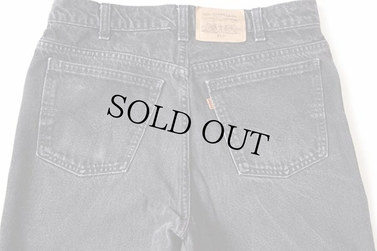 画像5: 90s カナダ製 Levi'sリーバイス 619 ブラック デニムパンツ w32 L32 (5)