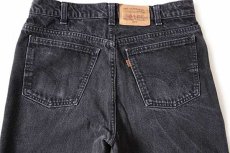 画像5: 90s カナダ製 Levi'sリーバイス 619 ブラック デニムパンツ w32 L32 (5)