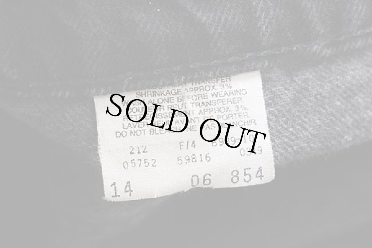 画像7: 90s カナダ製 Levi'sリーバイス 816 ブラック デニムパンツ 14 (7)