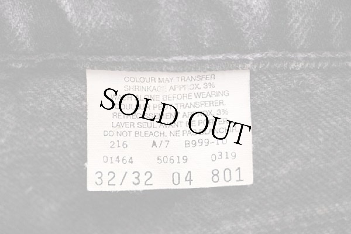 画像7: 90s カナダ製 Levi'sリーバイス 619 ブラック デニムパンツ w32 L32 (7)