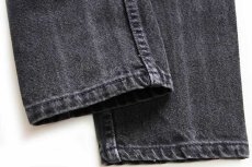 画像8: 90s USA製 Levi'sリーバイス 912 ブラック デニムパンツ 9 MED (8)