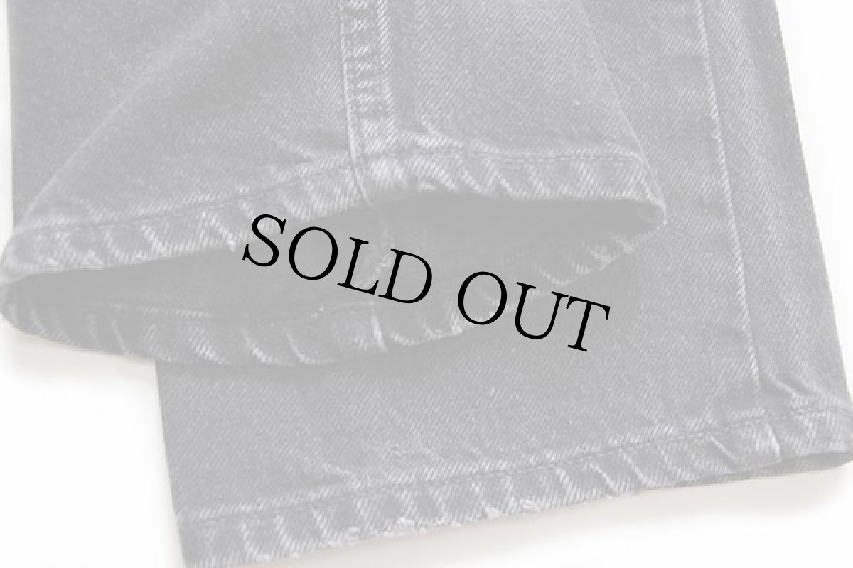 画像8: 90s カナダ製 Levi'sリーバイス 619 ブラック デニムパンツ w32 L32 (8)