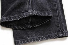 画像8: 90s カナダ製 Levi'sリーバイス 619 ブラック デニムパンツ w32 L32 (8)