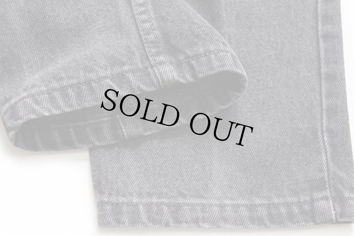 画像8: 90s USA製 Levi'sリーバイス 551 ブラック デニムパンツ 10 MED (8)