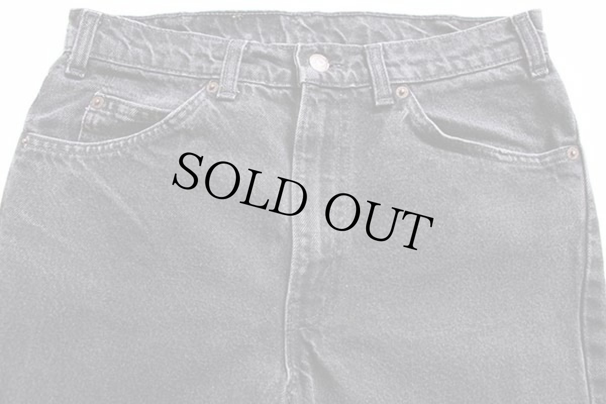 画像4: 90s カナダ製 Levi'sリーバイス 619 ブラック デニムパンツ w32 L32 (4)