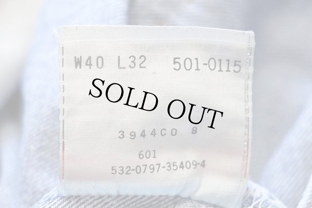 画像7: 90s USA製 Levi'sリーバイス 501 デニムパンツ w40 L32★68 (7)