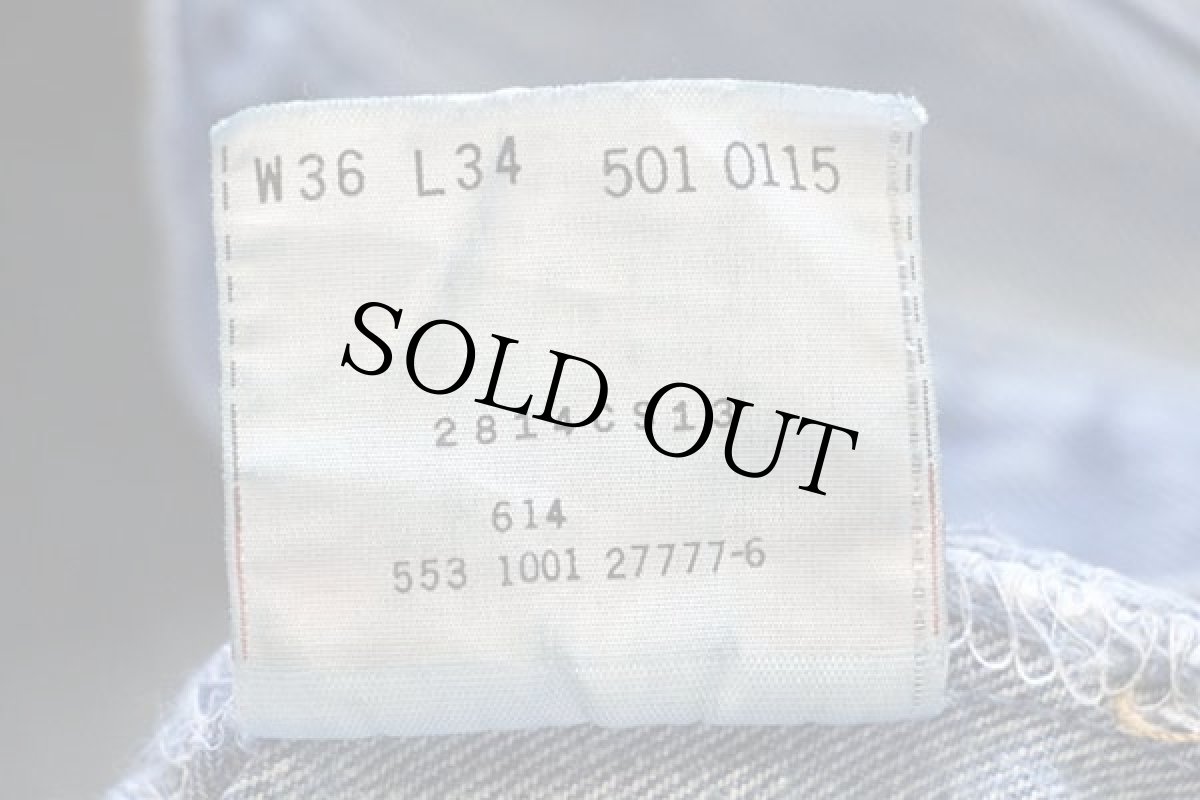 画像7: 00s USA製 Levi'sリーバイス 501 ペンキ飛び デニムパンツ W36 L34 (7)