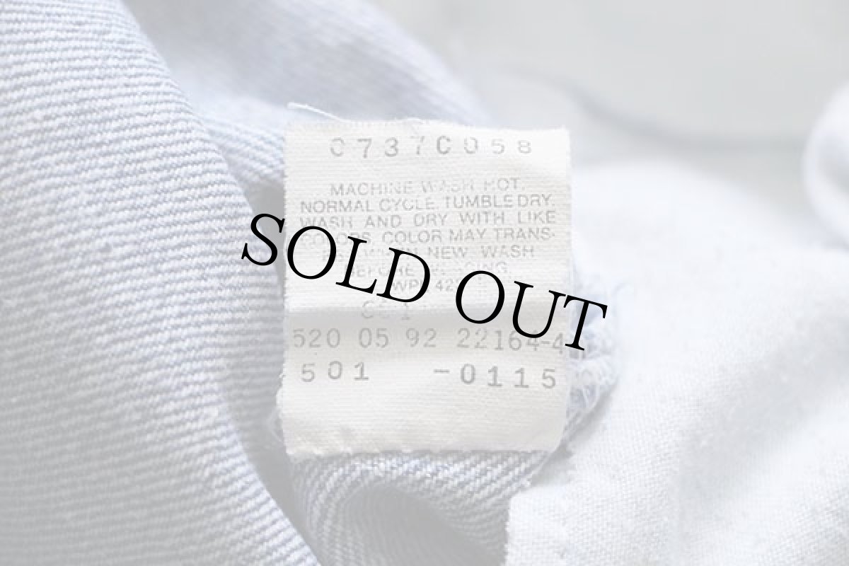 画像7: 90s USA製 Levi'sリーバイス 501 デニムパンツ w38★60 (7)