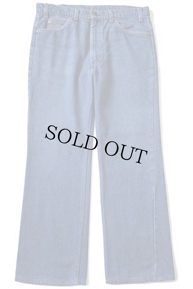 画像2: 80s USA製 Levi'sリーバイス 517 ストレッチ デニムパンツ w36★ブーツカット (2)